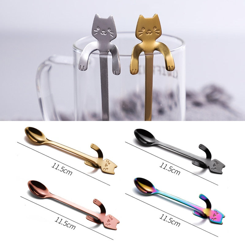 Cute Cat Coffee Spoon - IMPRESS FRIENDS WITH THIS CUTE SPOON!