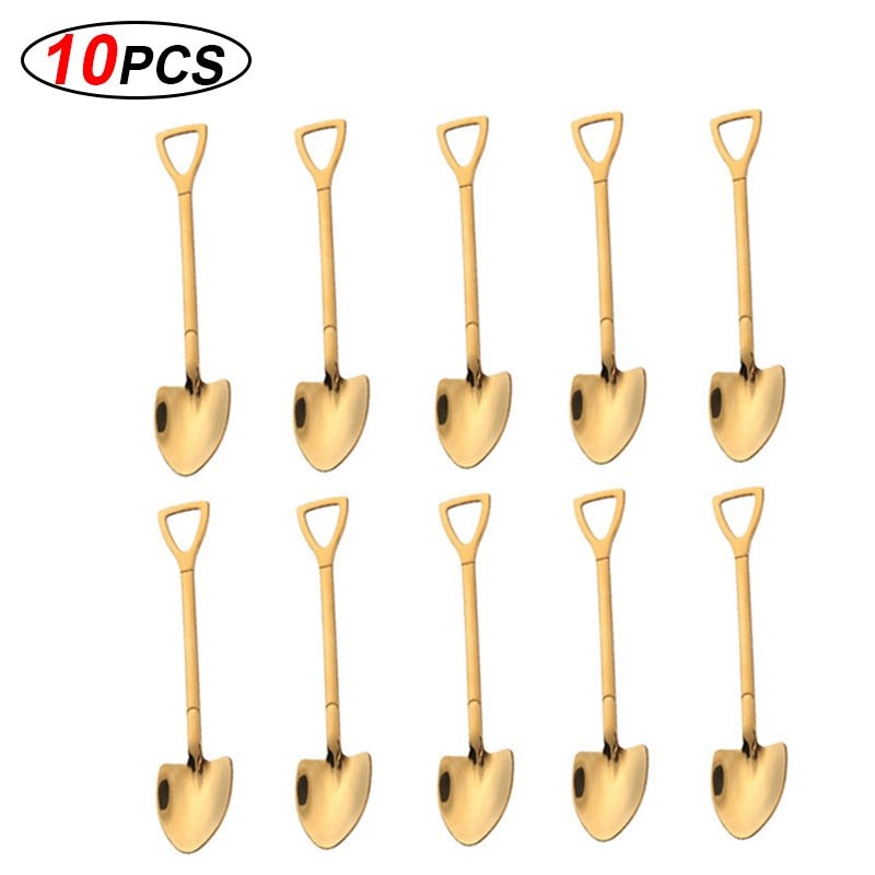 Shovel Coffee Spoons - BE THE ENVY OF YOUR FRIENDS - COOL NOVELTY SPOONS