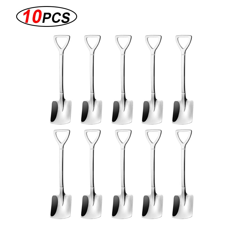 Shovel Coffee Spoons - BE THE ENVY OF YOUR FRIENDS - COOL NOVELTY SPOONS