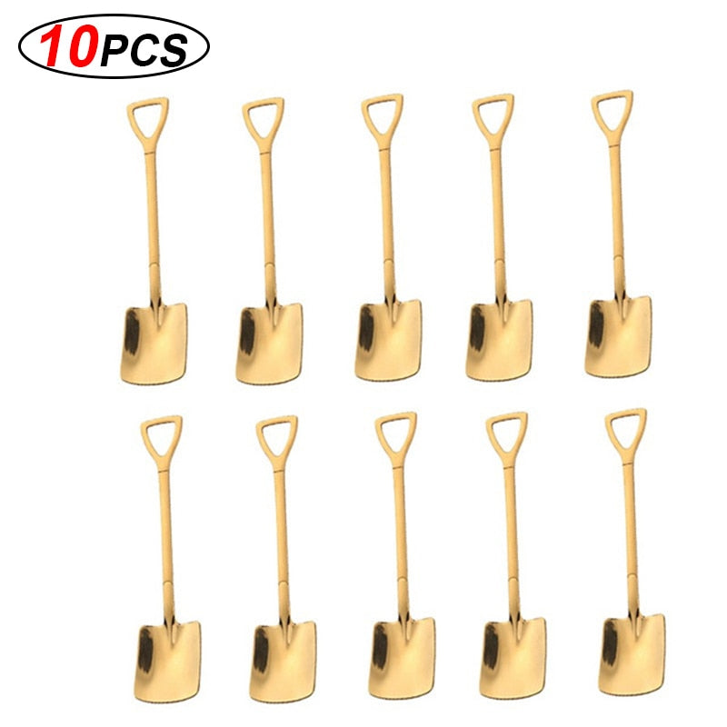 Shovel Coffee Spoons - BE THE ENVY OF YOUR FRIENDS - COOL NOVELTY SPOONS