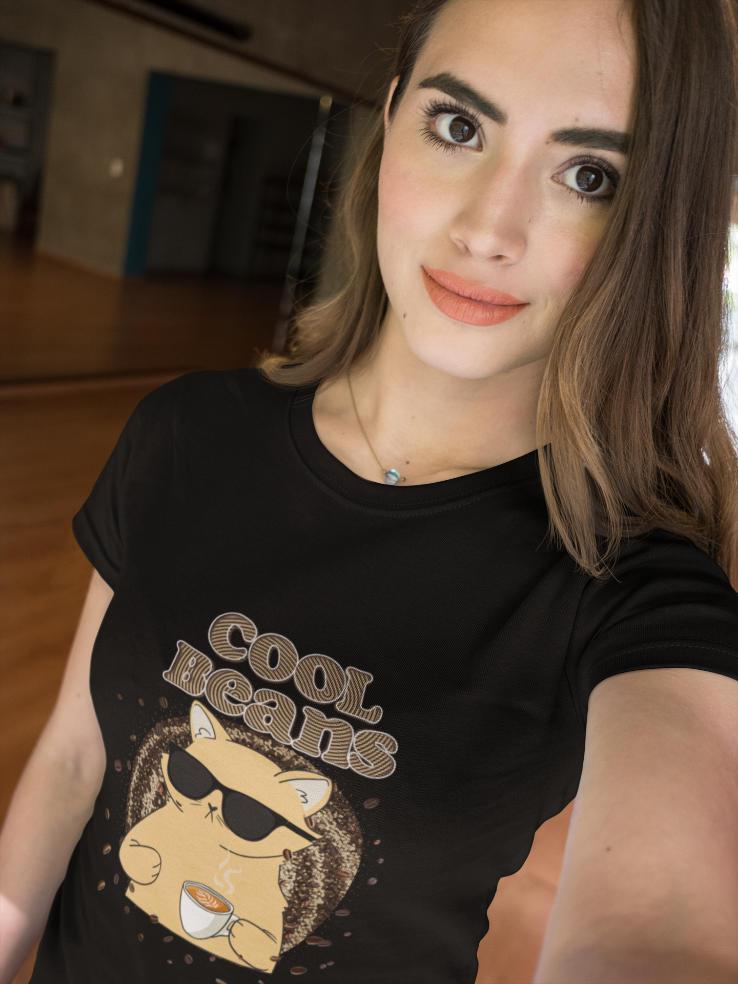 Buy 'Cool Beans Coffee Lover' Tee | Dino's Tees