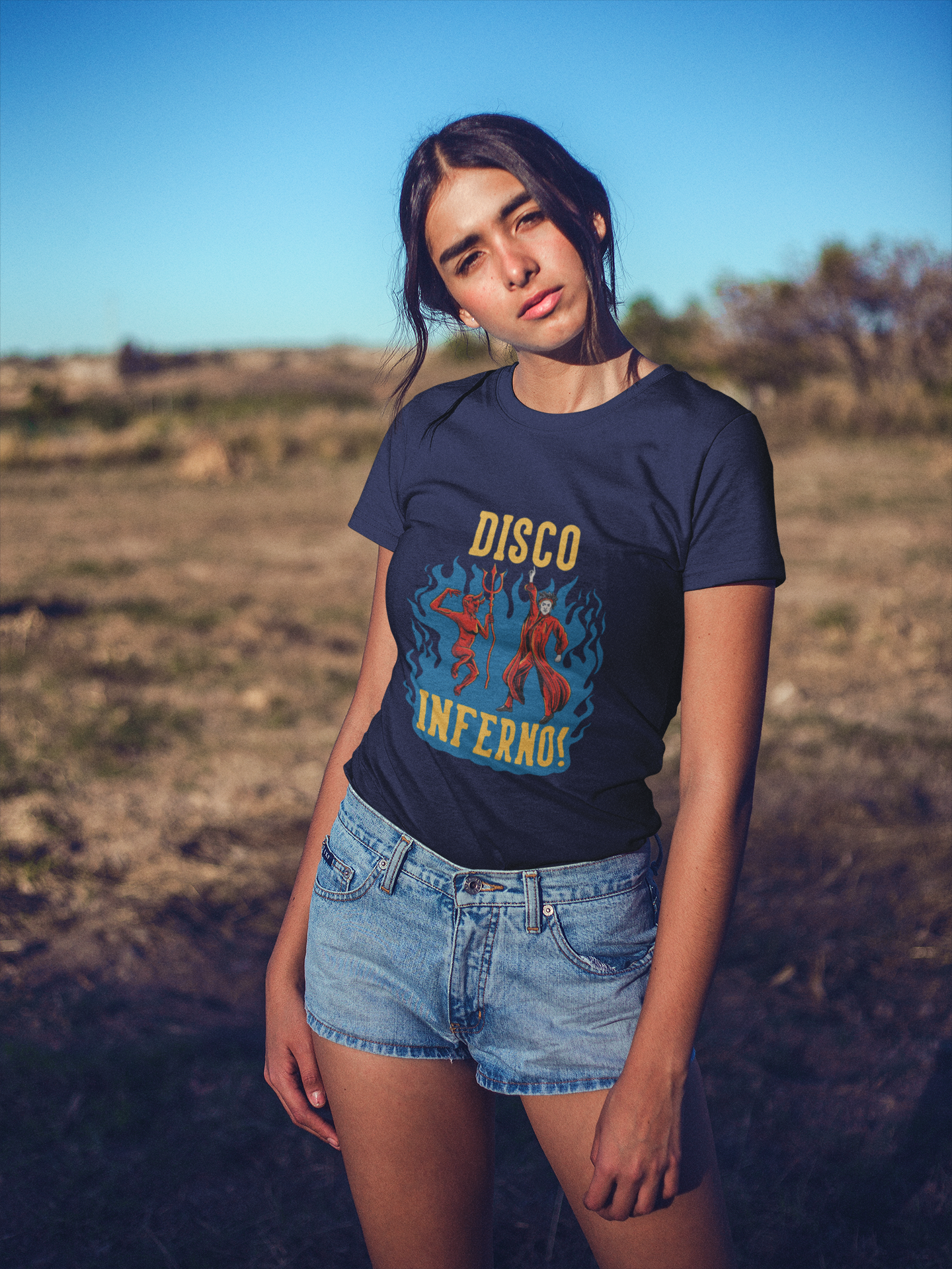 Buy 'Disco Inferno!' Groovy Tee | Dino's Tees