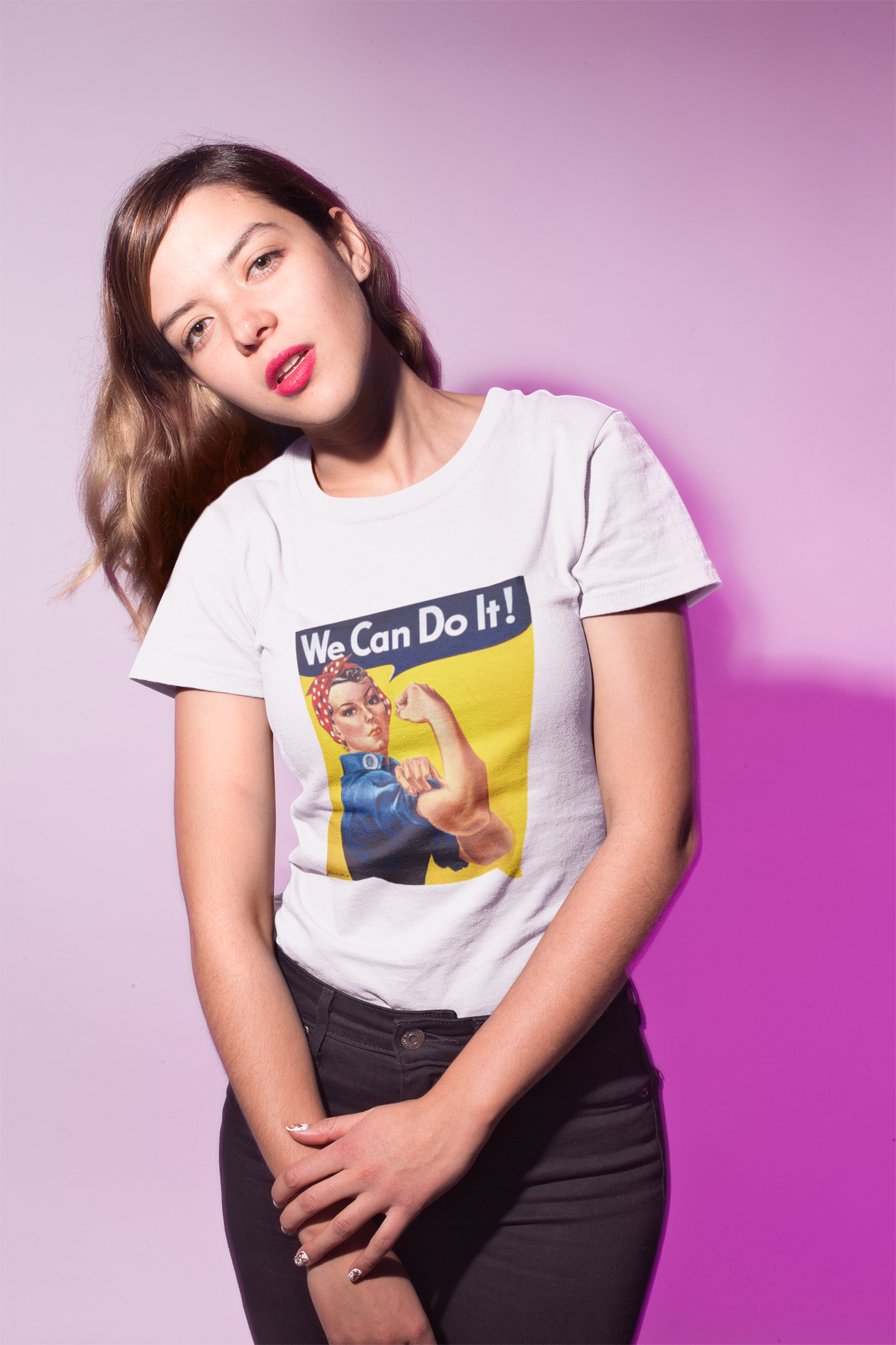 Buy Rosie the Riveter 'We Can Do It!' T-Shirt - Empower Your Wardrobe at Dino's Tees