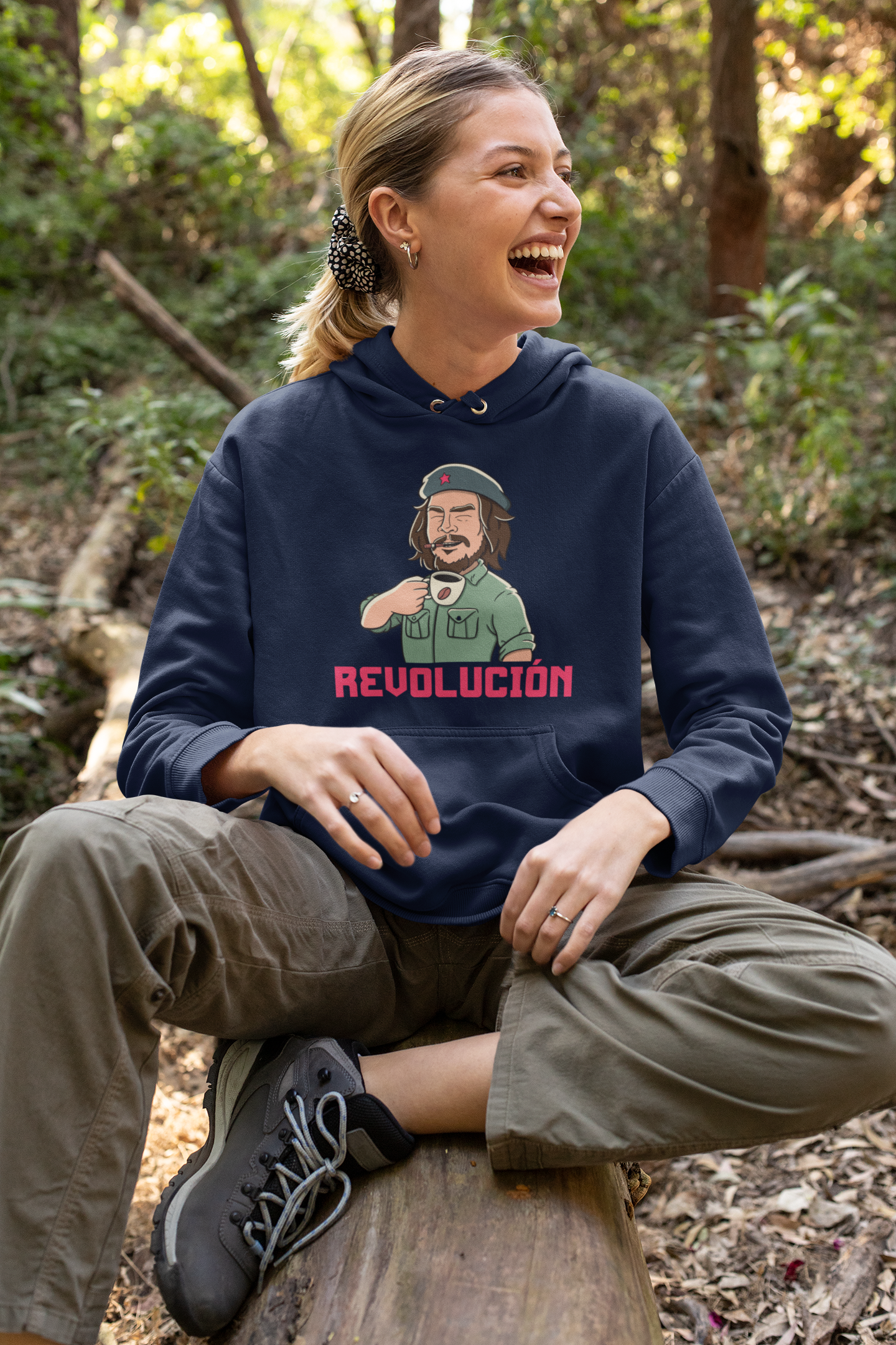 Buy REVOLUCION! Coffee Lover's Hoodie - Exclusive at Dino's Tees