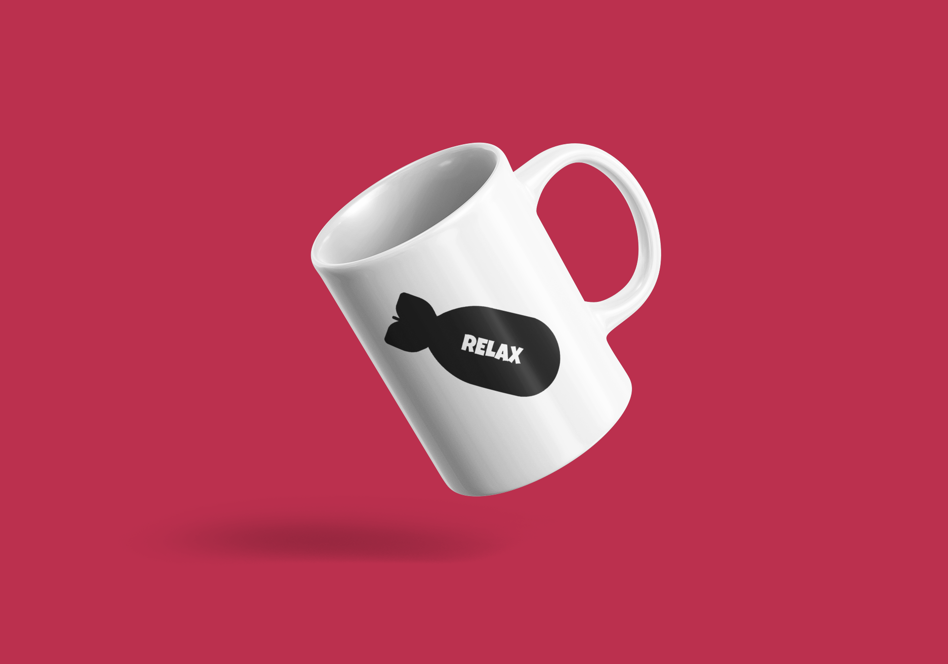 Buy Relax White Glossy Mug – Perfect Chill Companion at Dino's Tees