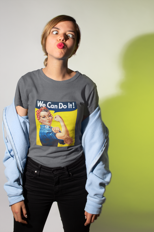 Buy Rosie the Riveter 'We Can Do It!' T-Shirt - Empower Your Wardrobe at Dino's Tees