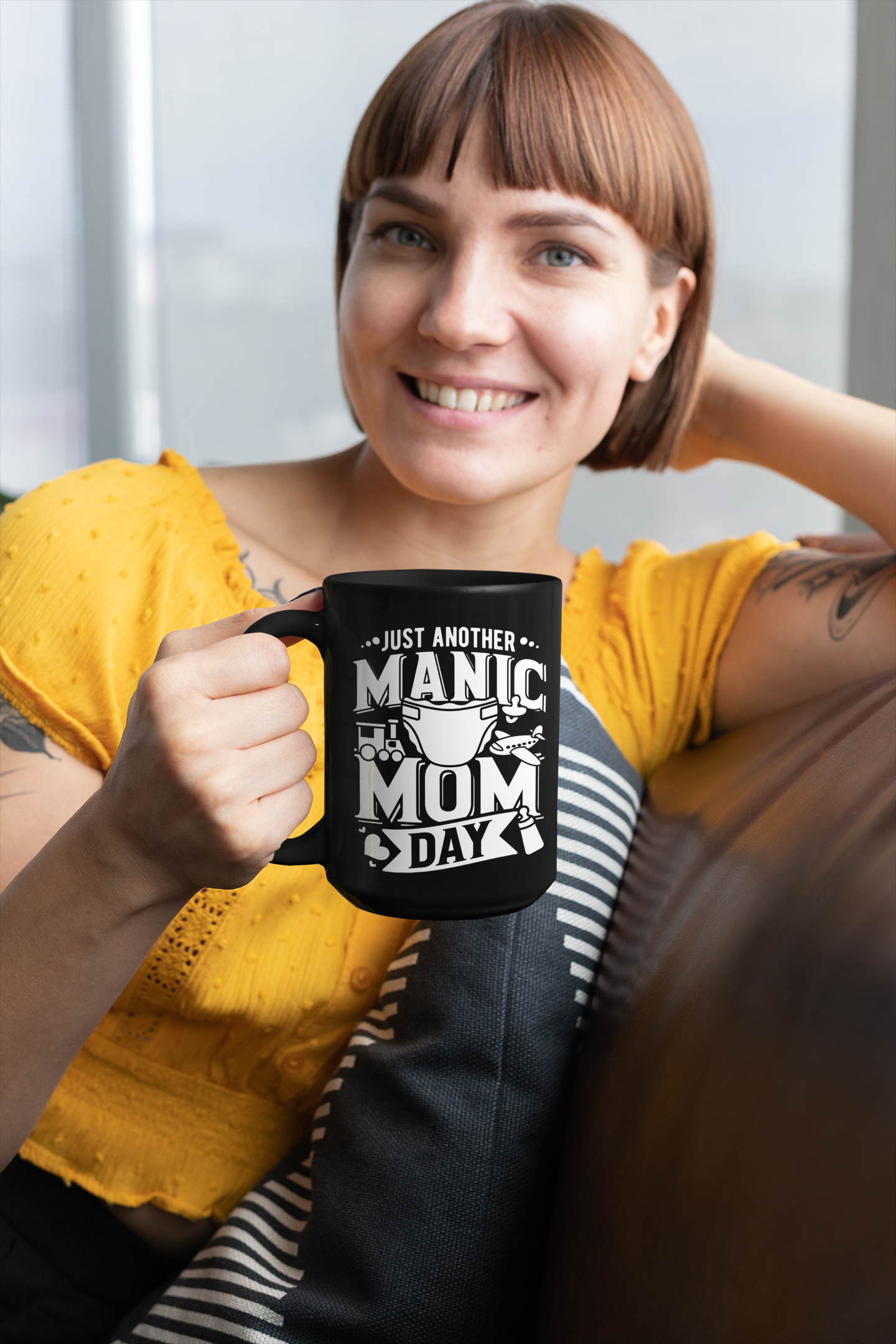 Buy 'Just Another Manic Mom Day' Mug | Exclusive at Dino's Tees