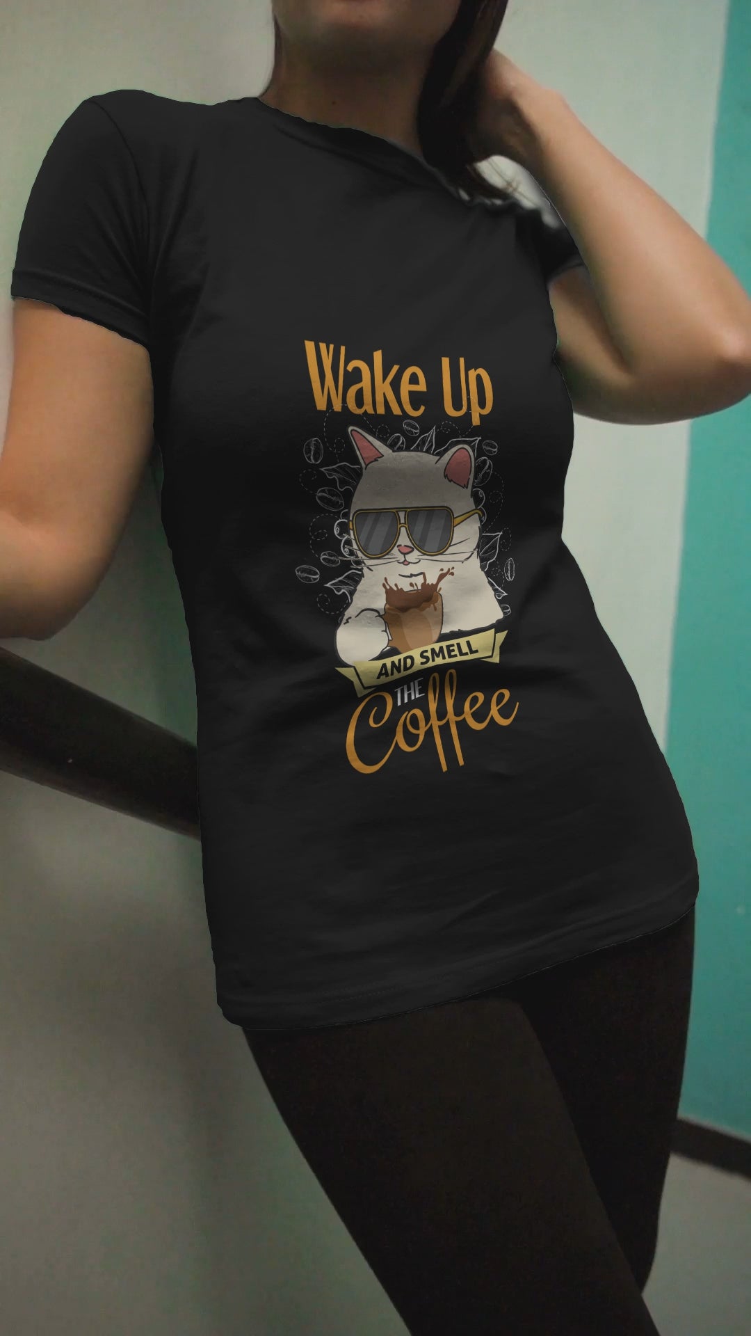 Buy 'Wake Up and Smell the Coffee' Tee | Dino's Tees