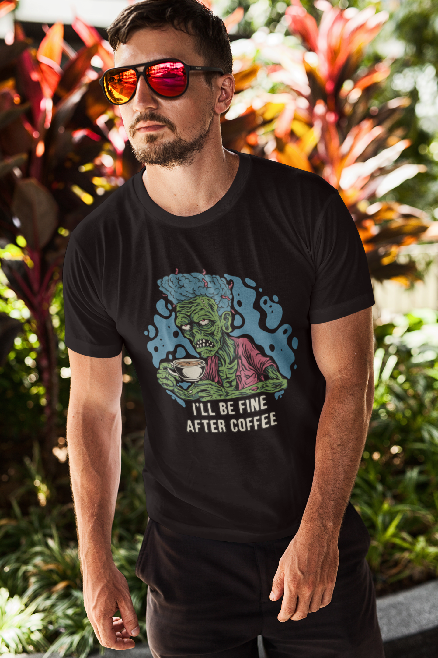 Buy 'I'll Be Fine After Coffee' Tee | Exclusive at Dino's Tees