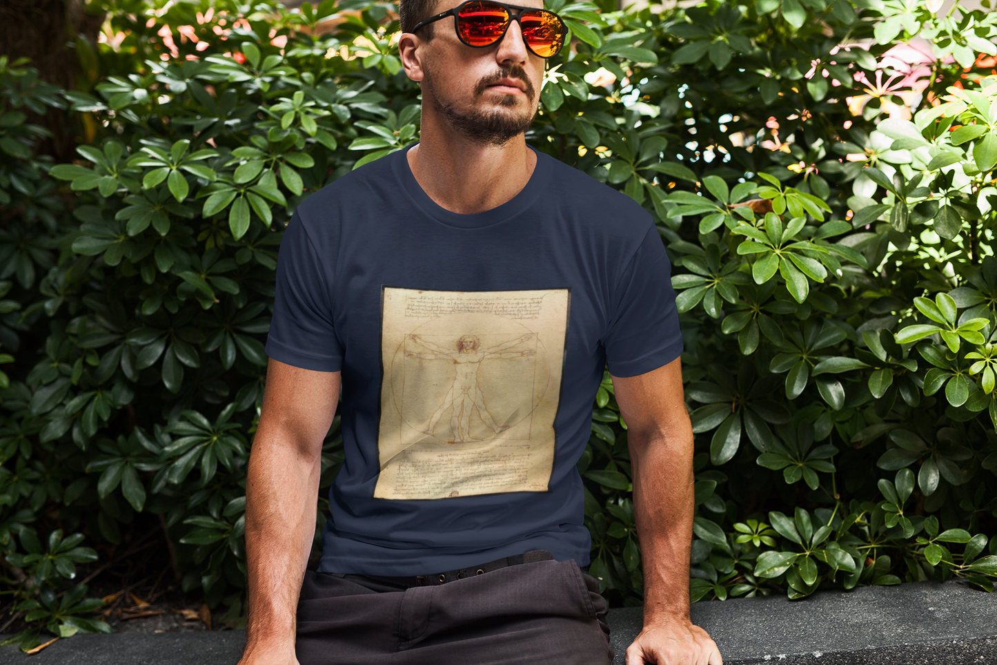 The Vitruvian Man - Leonard Da Vinci - Short-Sleeve Unisex T-Shirt