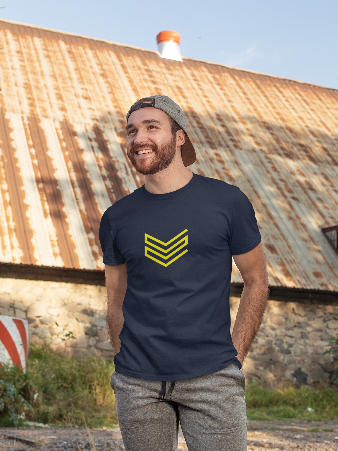 Stripes! (Yellow) - Short-Sleeve Unisex T-Shirt