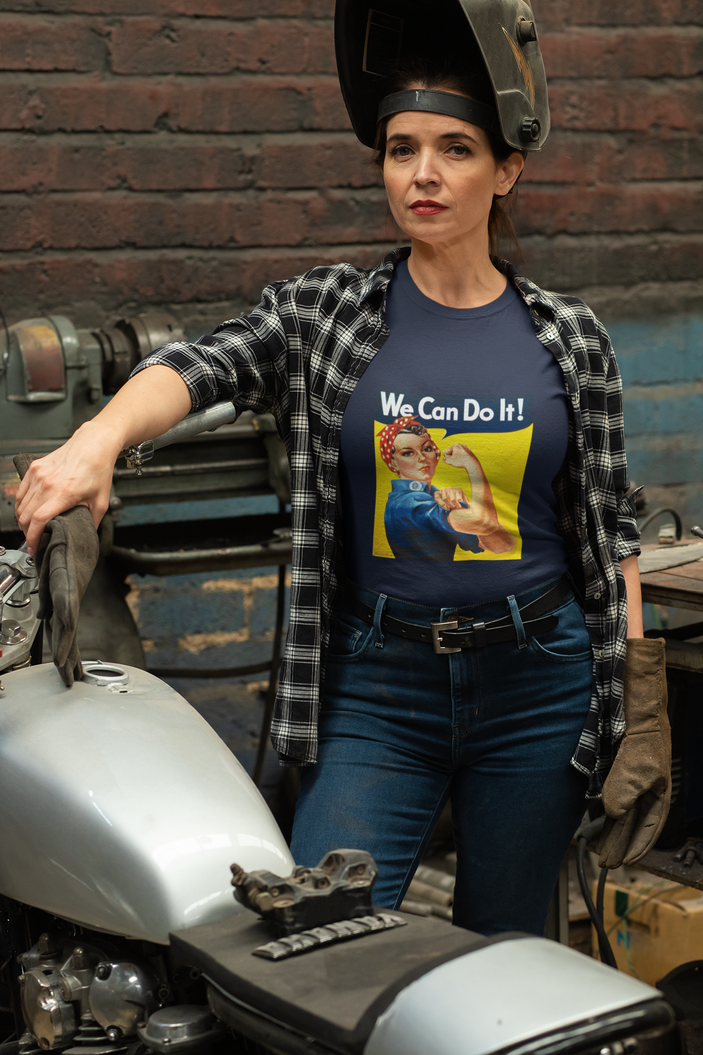 Buy Rosie the Riveter 'We Can Do It!' T-Shirt - Empower Your Wardrobe at Dino's Tees