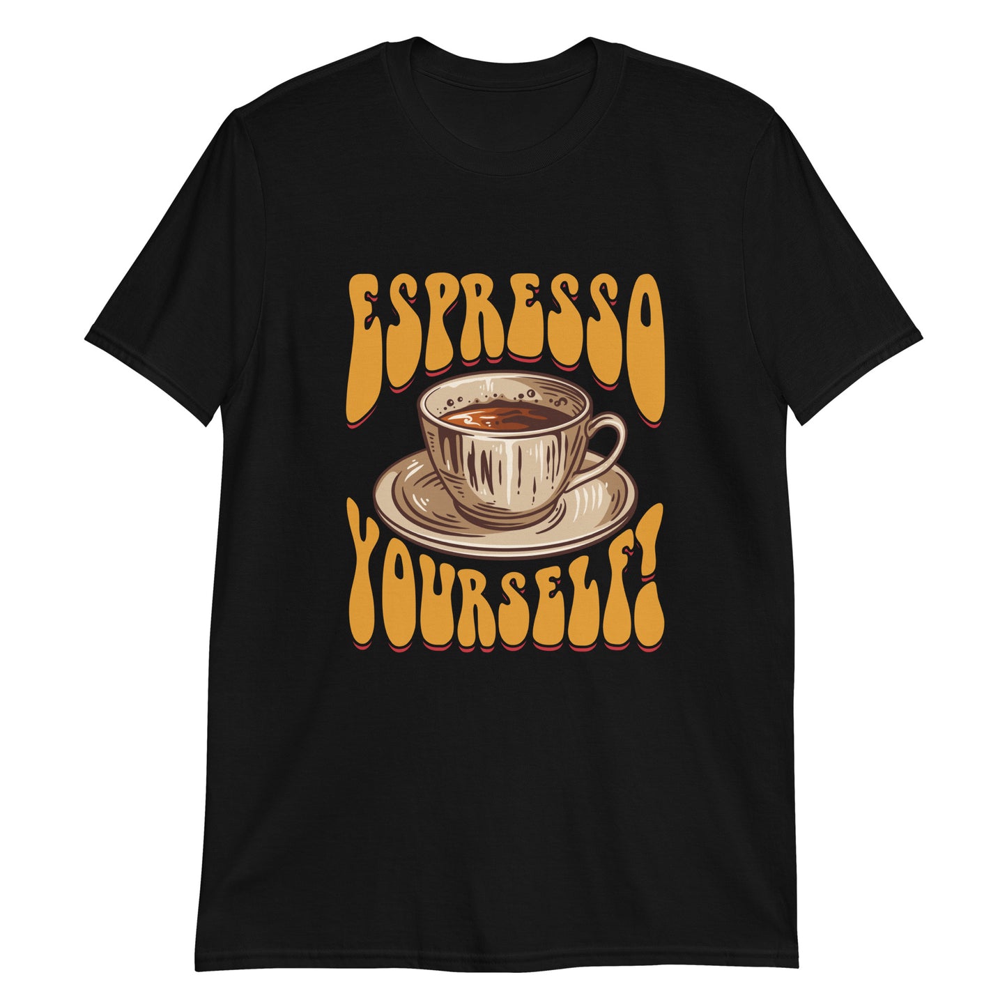 Buy 'Espresso Yourself!' Coffee Lover's Tee | Dino's Tees and Coffee