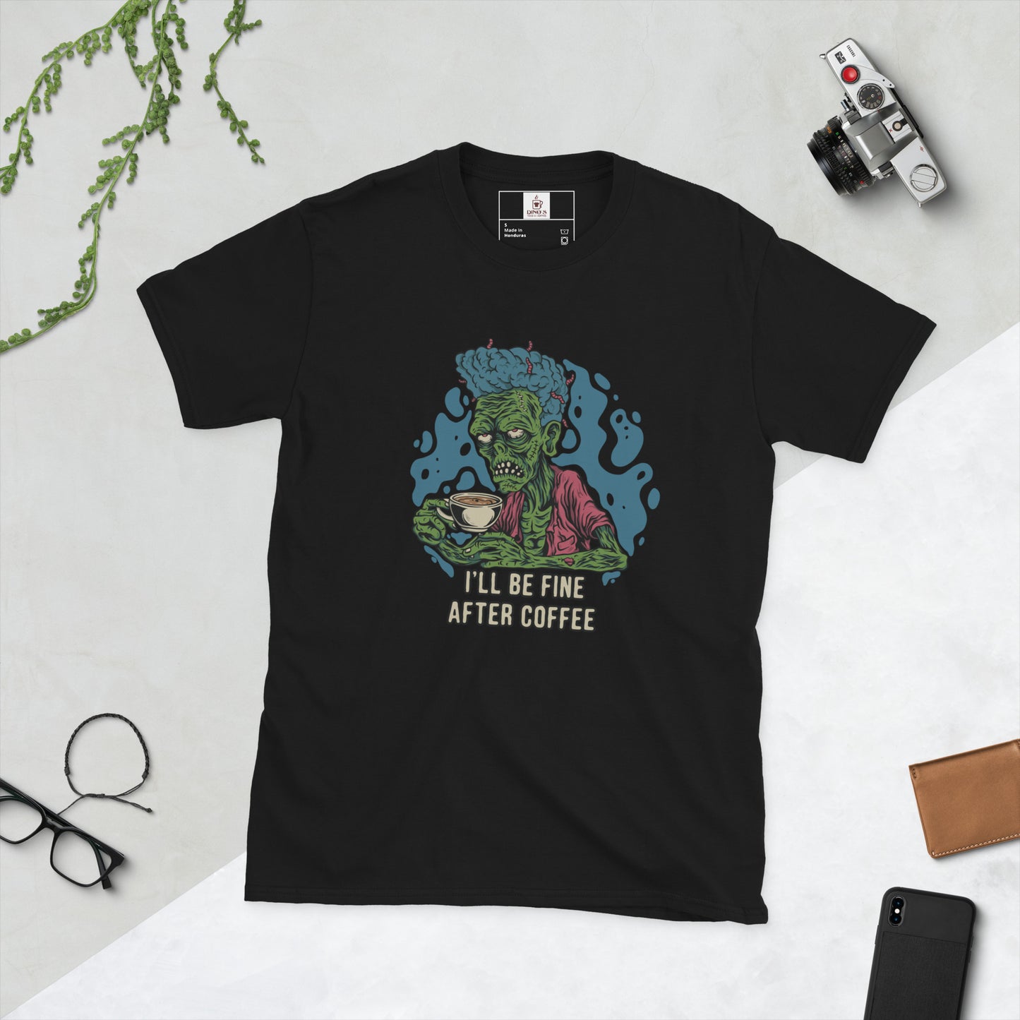 I'll Be Fine After Coffee - Short-Sleeve Unisex T-Shirt for Coffee Lovers