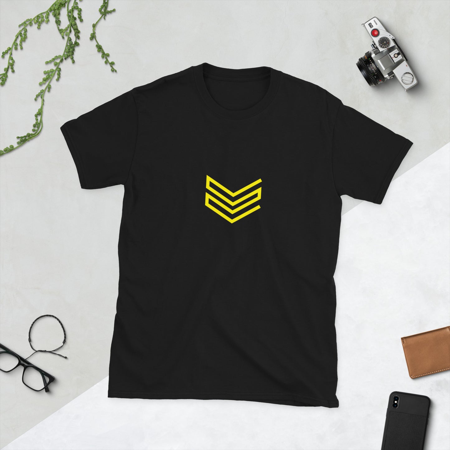 Stripes! (Yellow) - Short-Sleeve Unisex T-Shirt