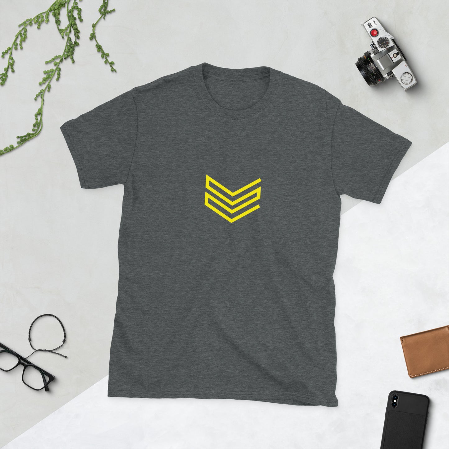 Stripes! (Yellow) - Short-Sleeve Unisex T-Shirt